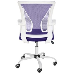 Silla de oficina Tracy W en color morado
