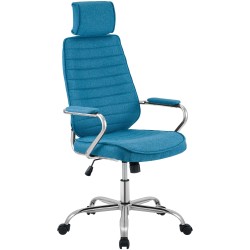 Silla de oficina Rako en tela azul Silla de oficina Rako en tela azul