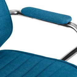 Silla de oficina Rako en tela azul Silla de oficina Rako en tela azul
