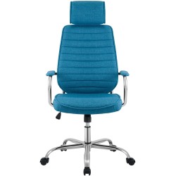 Silla de oficina Rako en tela azul Silla de oficina Rako en tela azul