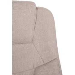 Silla de oficina BIG Apollo en tela color crema