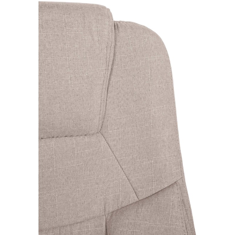 Silla de oficina BIG Apollo en tela color crema