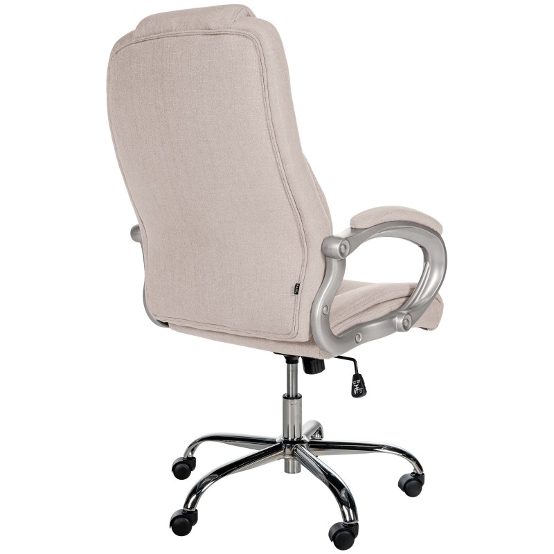 Silla de oficina BIG Apollo en tela color crema