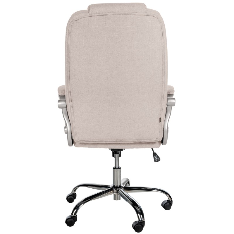 Silla de oficina BIG Apollo en tela color crema