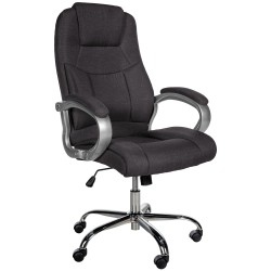 Silla de oficina BIG Apollo en tela gris oscuro
