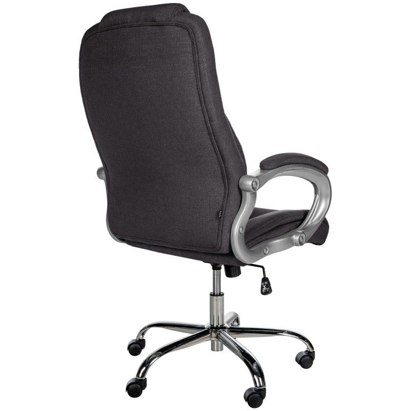 Silla de oficina BIG Apollo en tela gris oscuro
