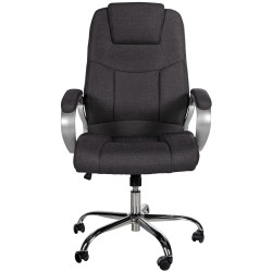Silla de oficina BIG Apollo en tela gris oscuro
