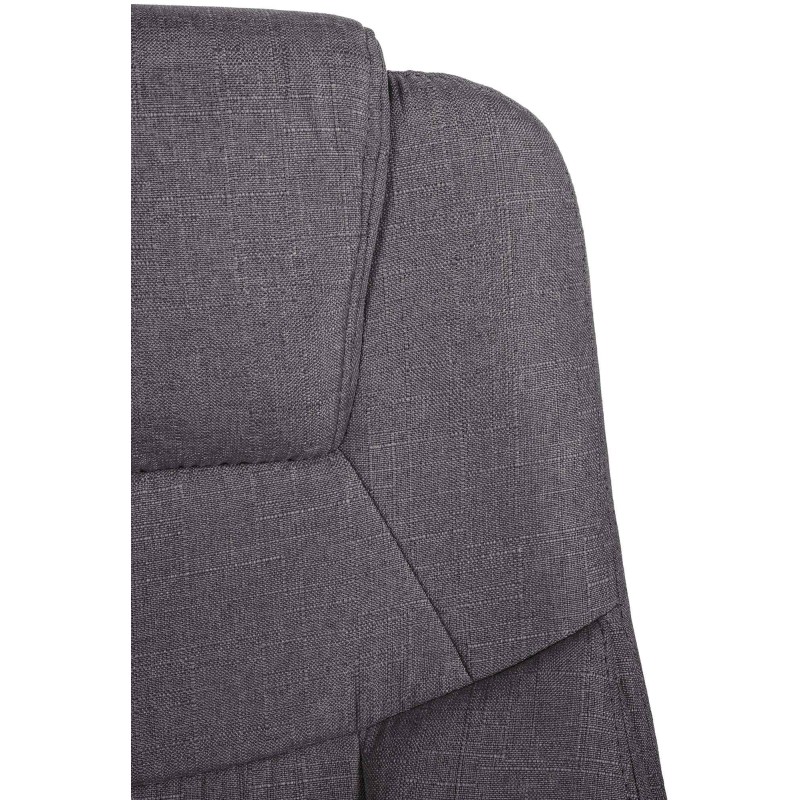 Silla de oficina BIG Apollo en tela gris