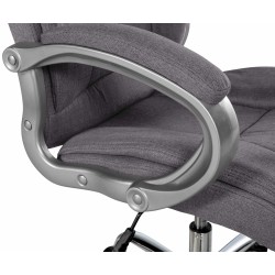 Silla de oficina BIG Apollo en tela gris