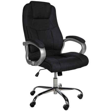 Silla de oficina BIG Apollo en tela negra