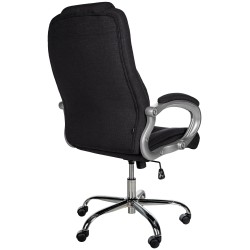 Silla de oficina BIG Apollo en tela negra