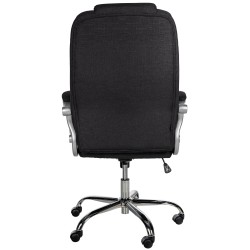 Silla de oficina BIG Apollo en tela negra