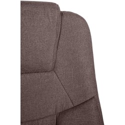 Sillón de oficina BIG Apoll de tela color topo