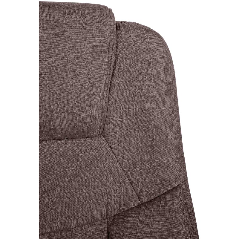 Sillón de oficina BIG Apoll de tela color topo