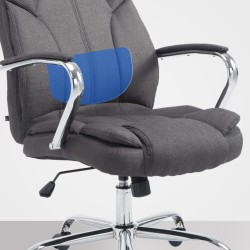 Silla de oficina BIG Xanthos en tela gris oscuro