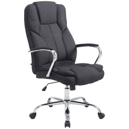 Silla de oficina BIG Xanthos en tela negra