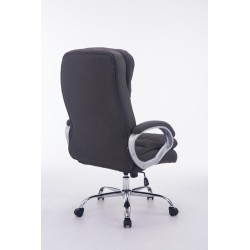 Silla de oficina BIG Vancouver en tela gris oscuro
