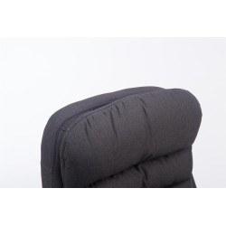 Silla de oficina BIG Vancouver en tela gris oscuro