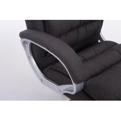 Silla de oficina BIG Vancouver en tela gris oscuro