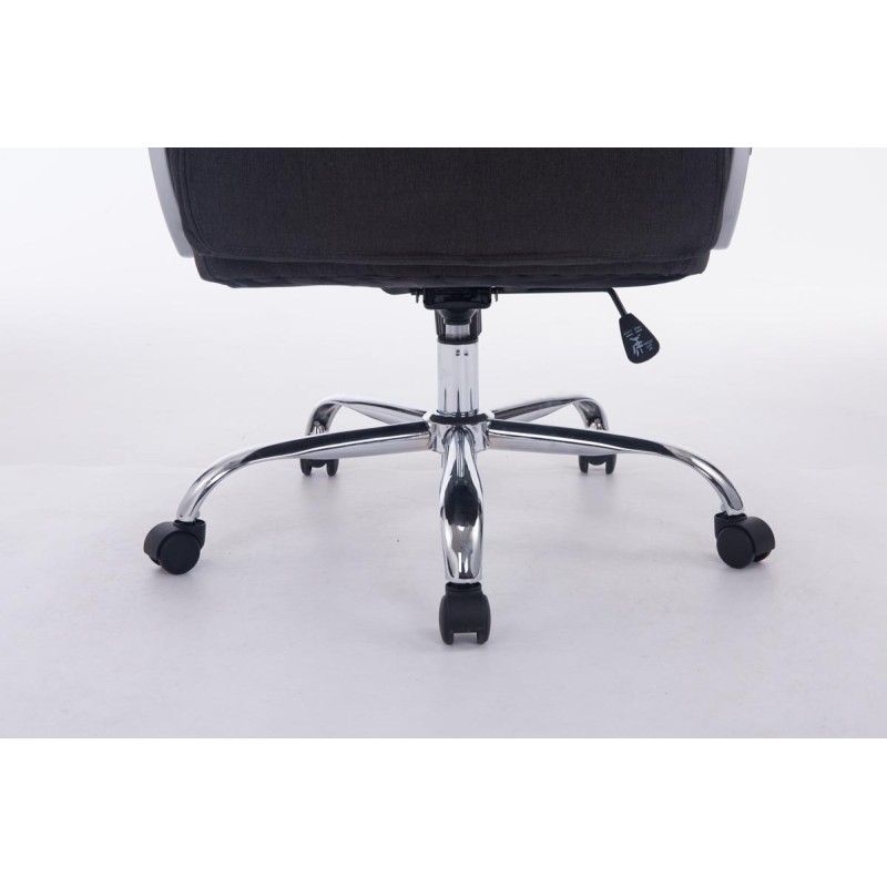 Silla de oficina BIG Vancouver en tela gris oscuro
