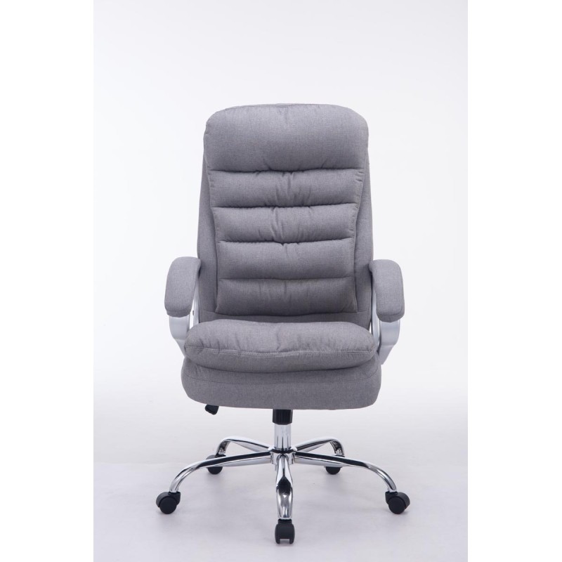 Silla de oficina BIG Vancouver en tela gris