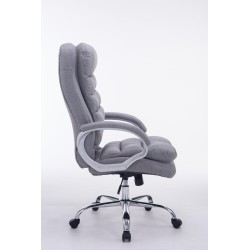 Silla de oficina BIG Vancouver en tela gris