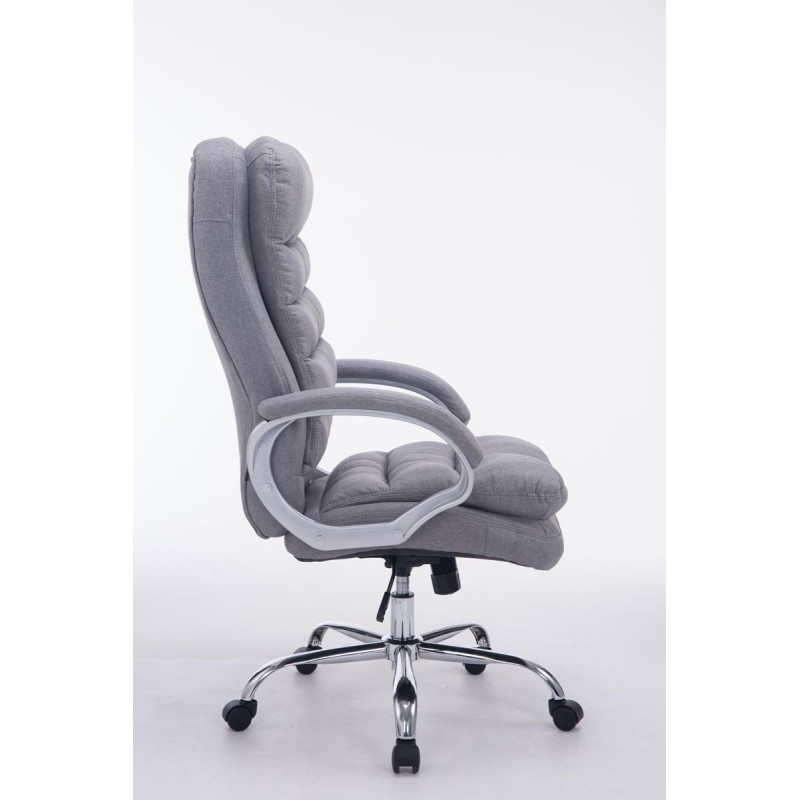 Silla de oficina BIG Vancouver en tela gris