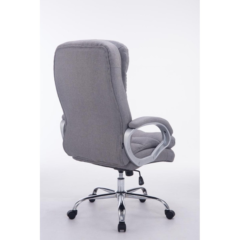 Silla de oficina BIG Vancouver en tela gris