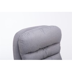 Silla de oficina BIG Vancouver en tela gris