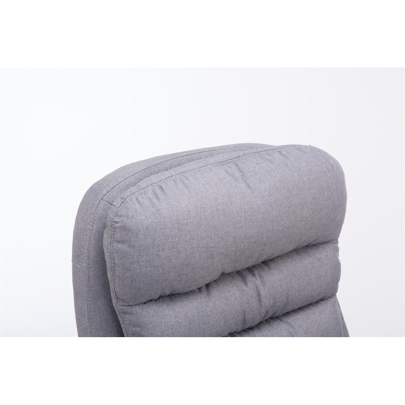 Silla de oficina BIG Vancouver en tela gris