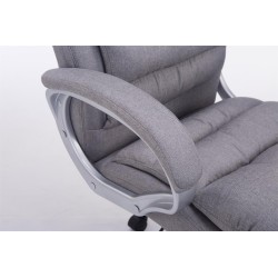 Silla de oficina BIG Vancouver en tela gris
