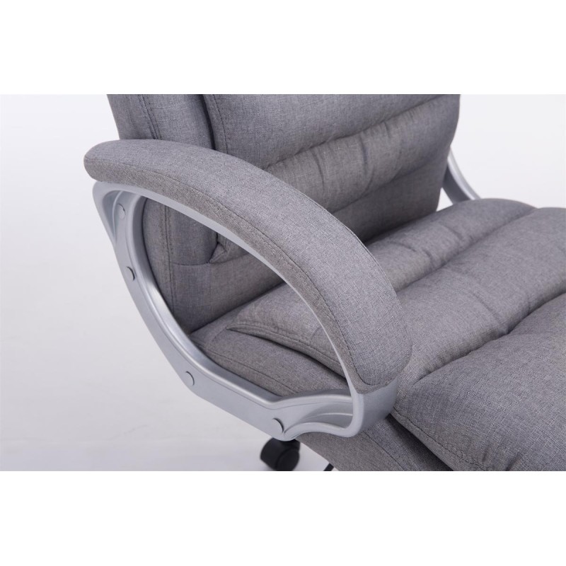 Silla de oficina BIG Vancouver en tela gris