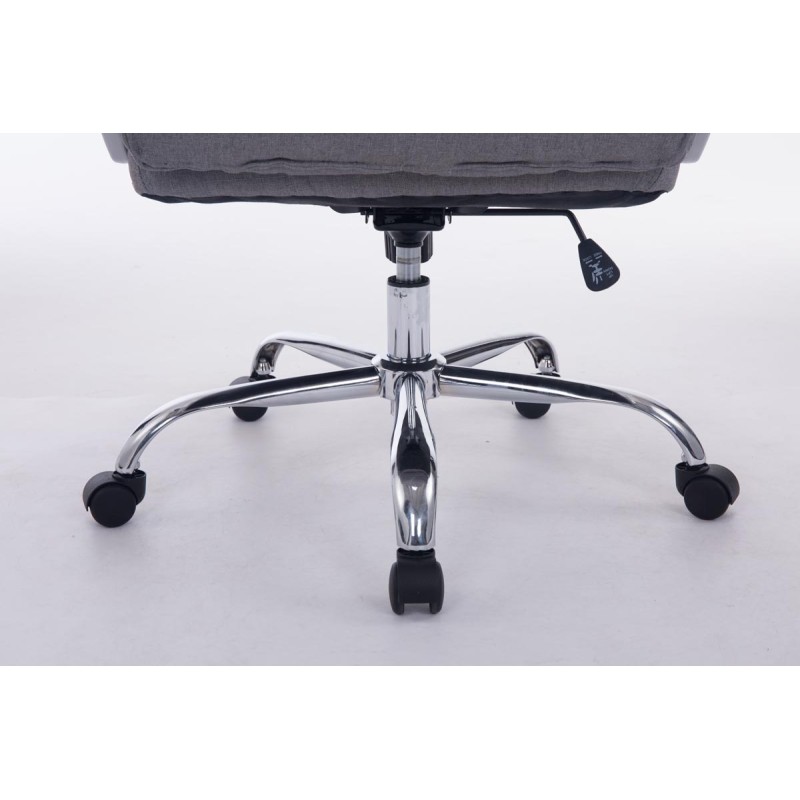 Silla de oficina BIG Vancouver en tela gris