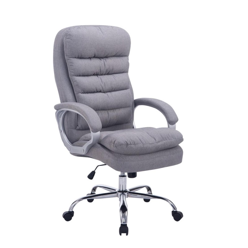 Silla de oficina BIG Vancouver en tela gris
