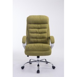 Silla de oficina BIG Vancouver en tela verde
