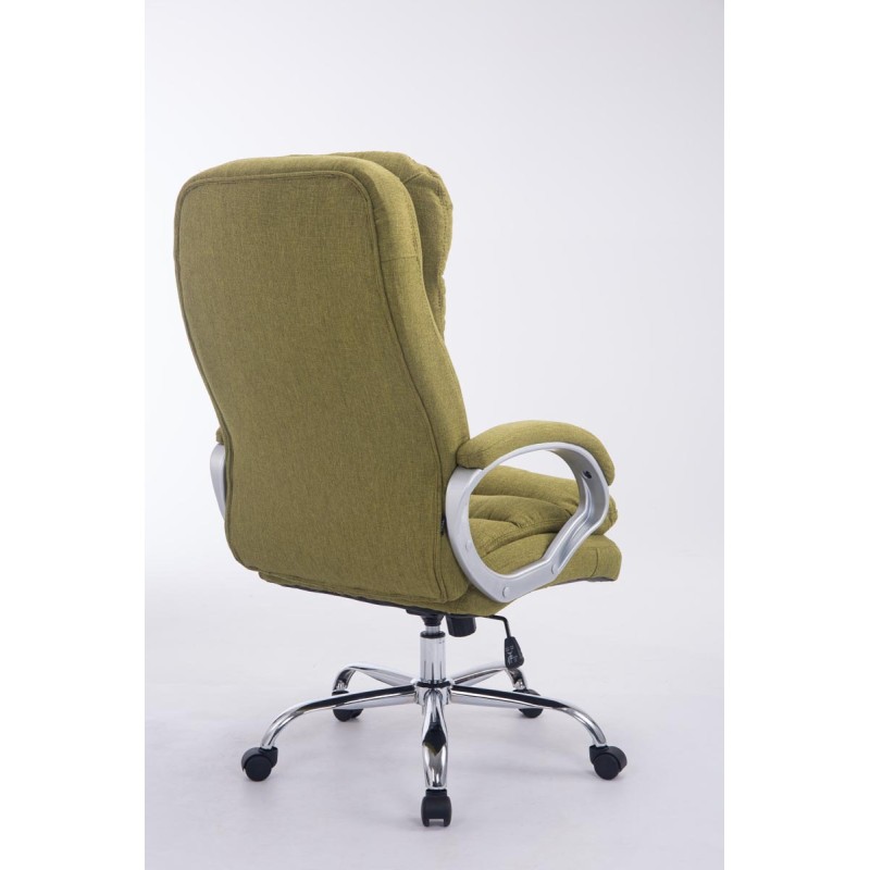 Silla de oficina BIG Vancouver en tela verde