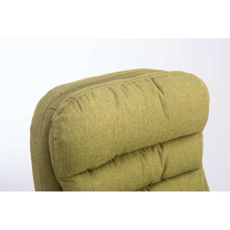 Silla de oficina BIG Vancouver en tela verde