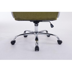 Silla de oficina BIG Vancouver en tela verde