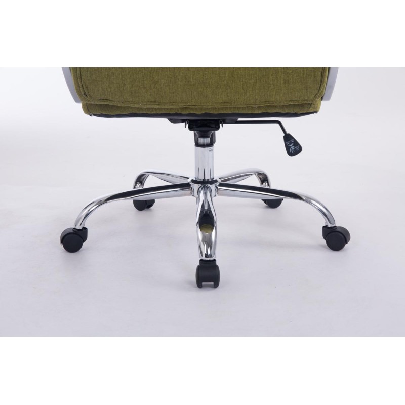 Silla de oficina BIG Vancouver en tela verde