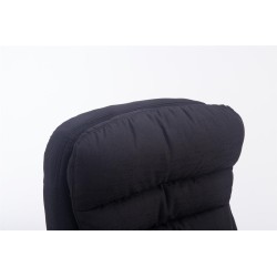 Silla de oficina BIG Vancouver en tela negra