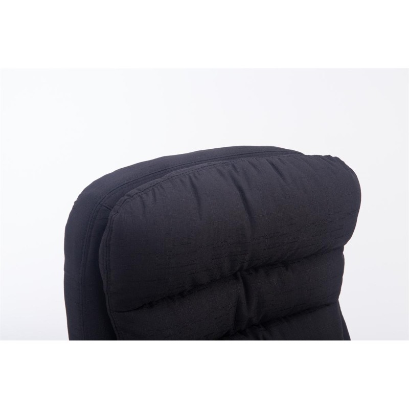 Silla de oficina BIG Vancouver en tela negra