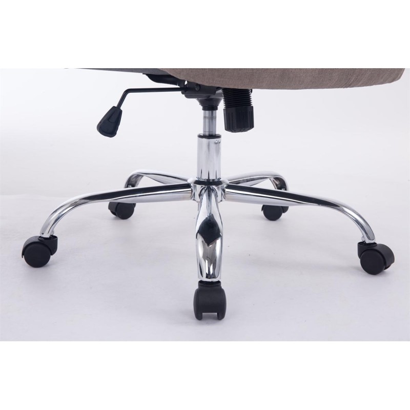 Silla de oficina BIG Vancouver en tela color topo