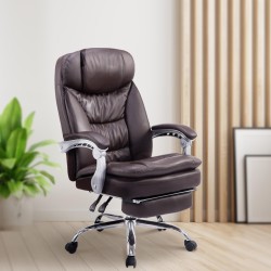 Silla de oficina Troy XL marrón