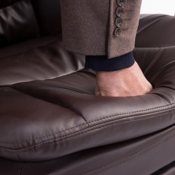 Silla de oficina Troy XL marrón