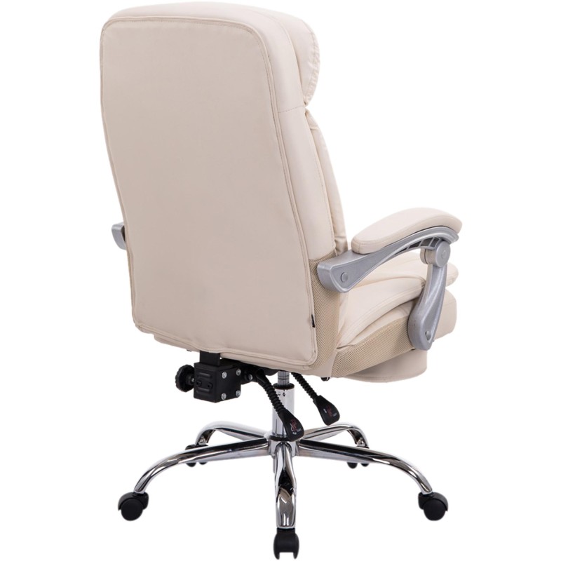 Silla de oficina Troy XL color crema