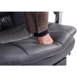 Silla de oficina Troy XL en gris