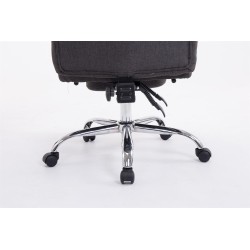 Silla de oficina Troy XL en tela gris oscuro