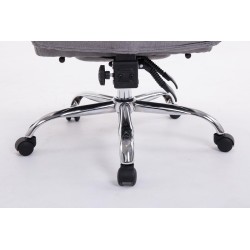 Silla de oficina Troy XL en tela gris