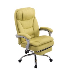 Silla de oficina Troy XL en tela verde