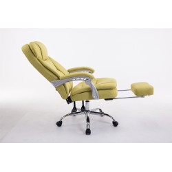 Silla de oficina Troy XL en tela verde